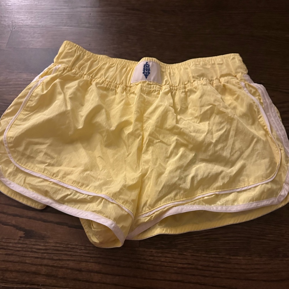 Fp movement Varsity Blues Shorts in yellow